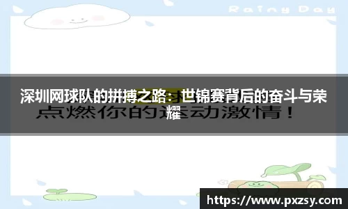 深圳网球队的拼搏之路：世锦赛背后的奋斗与荣耀